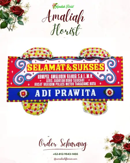 Papan Bunga Ucapan Selamat Jombong